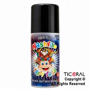 PINTA PELO NASHVILLE EN AEROSOL NEGRO X 80GR x 1